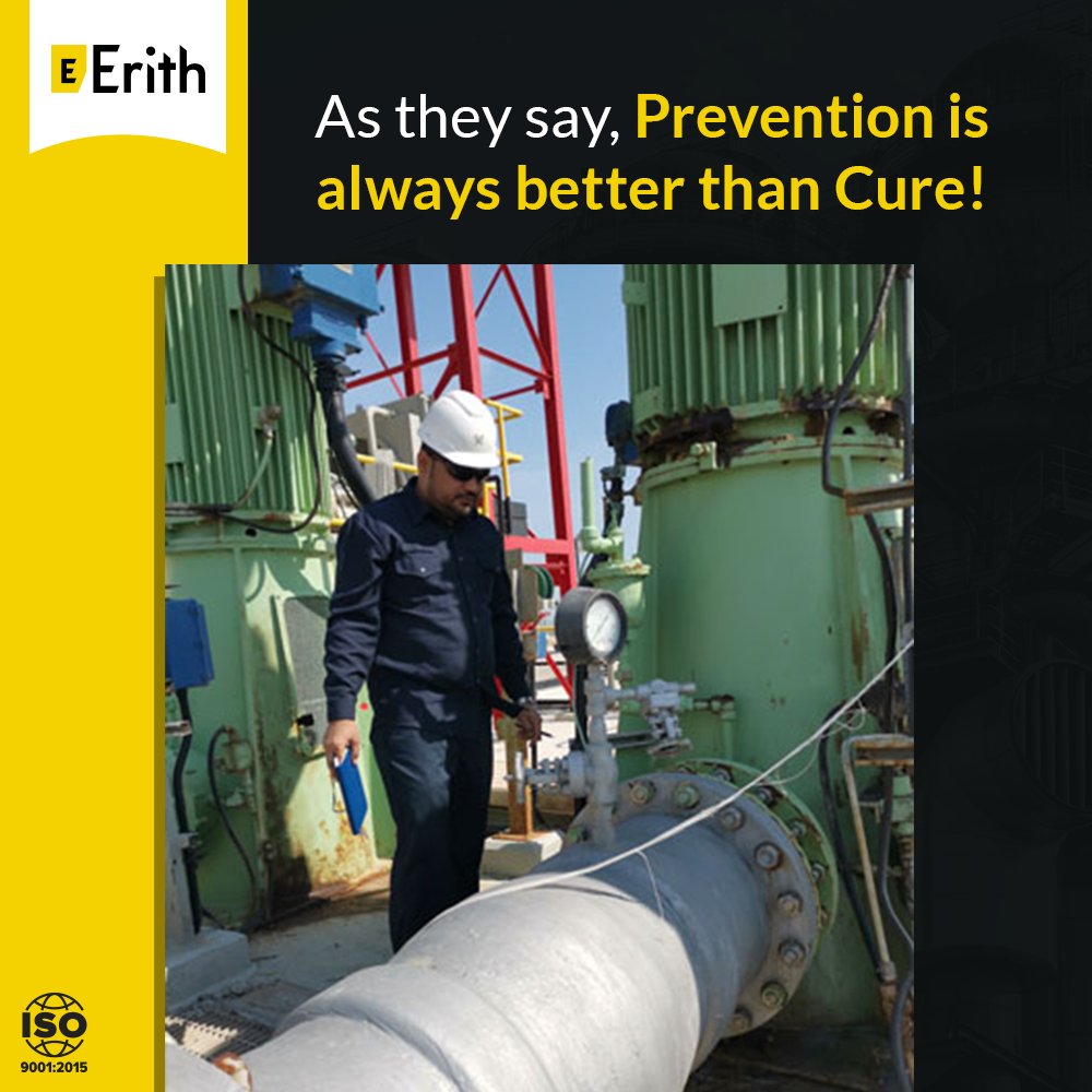 Erith Group (@erithgroup) on Twitter photo We understand the value of Preventive Maintenance in meeting operational goals by reducing incidents of fatal accidents. Hence, we always conduct maintenance-related training. Mail us at
info@erithme.com for details
#oilandgasind #oilandgasworld #engineering #industrial #industry We understand the value of Preventive Maintenance in meeting operational goals by reducing incidents of fatal accidents. Hence, we always conduct maintenance-related training. Mail us at
info@erithme.com for details
#oilandgasind #oilandgasworld #engineering #industrial #industry
