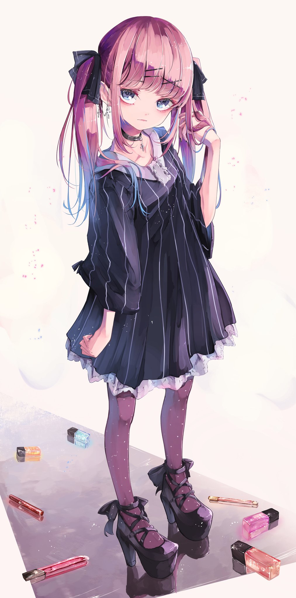 にんにくましまし 地雷ちゃん 上から下まで描いてて楽しかった ツイッターの画像が見やすくなったらしいからもう一回見てくれ T Co Loxpjizp4x Twitter