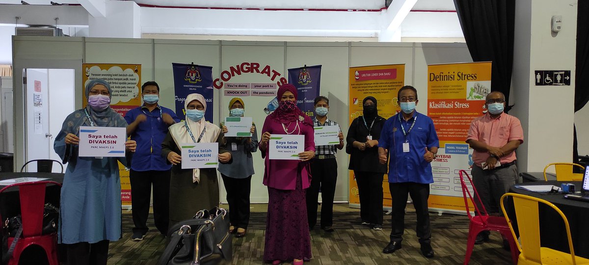 Today done dose no. 2. Moga Allah SWT. mengangkat virus ini dari bumi ini