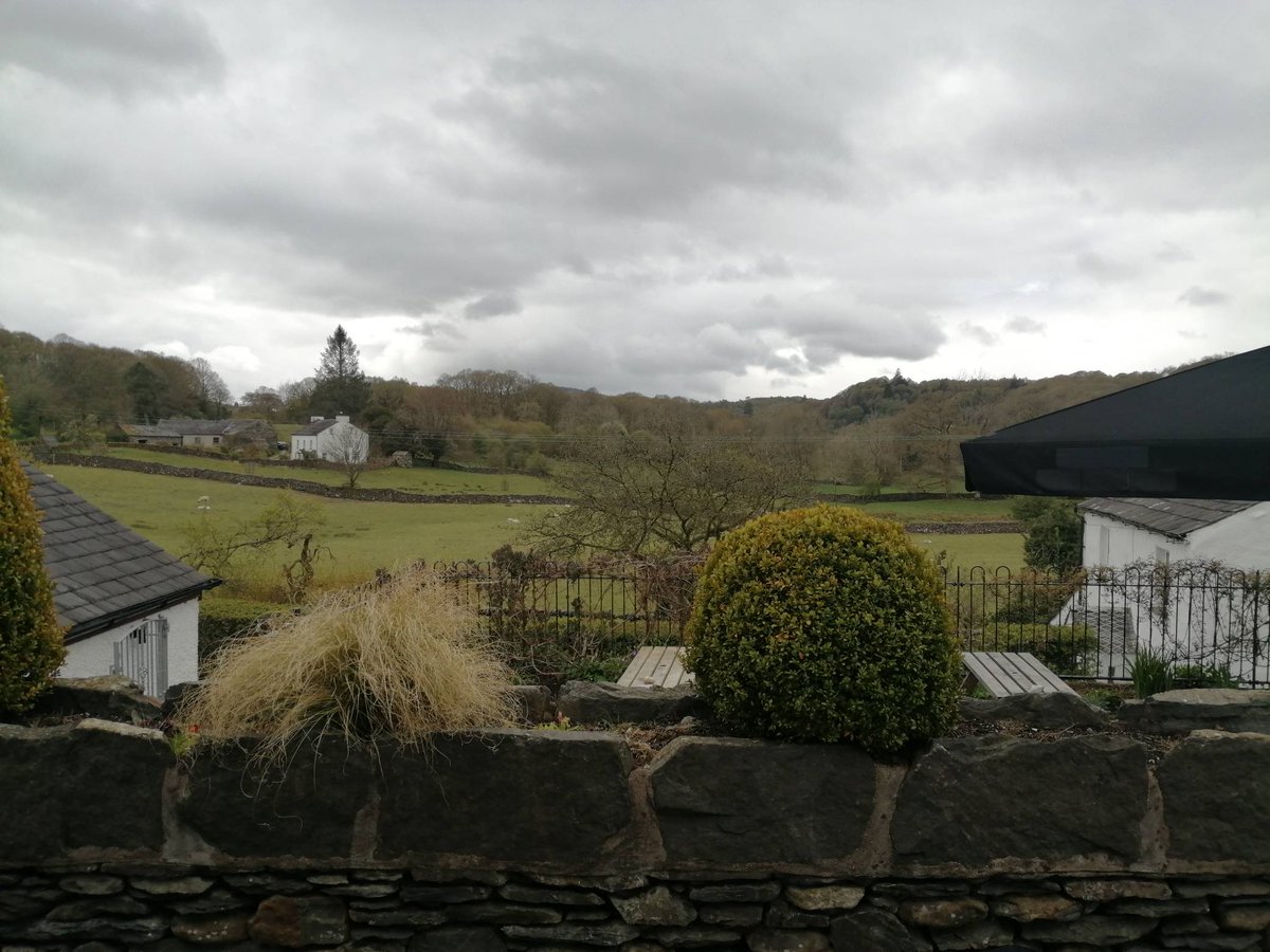 A couple of bedrooms now available for tonight, enjoy dinner outside with this view before retiring to your room. Call us now to reserve 015394 43443 for just £80 per room, breakfast not available due to current Covid restrictions. #brownhorseinn #lateavailability