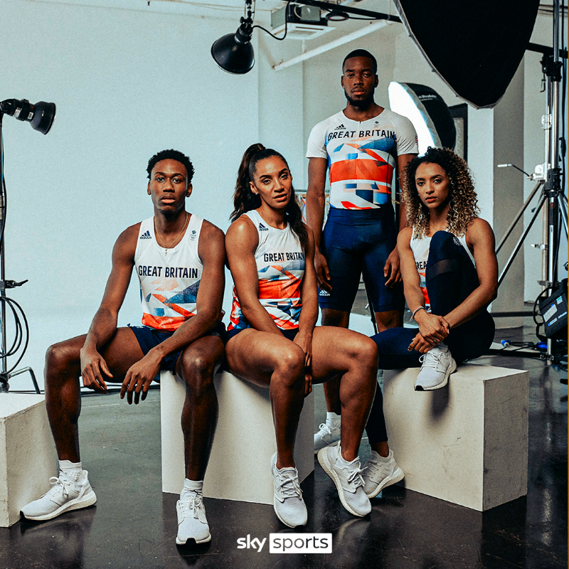 SkySports's tweet photo. Adidas have unveiled the Team GB and ParalympicsGB kit for Tokyo 2020! 🇬🇧