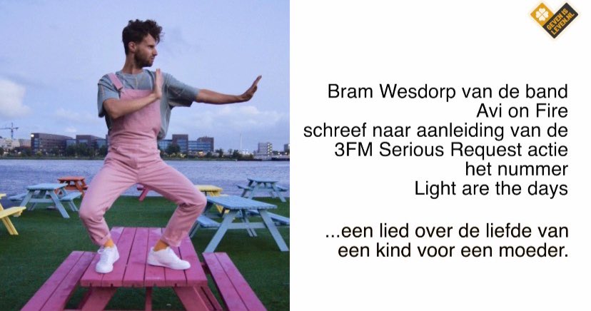 Speciaal voor Moederdag maakten we met gevenisleven.nl deze versie van het lied Light are the days van Bram Wesdorp. Geef volop aandacht aan al die lieve moeders. Herdenk al die fantastische moeders die er niet meer zijn. youtu.be/fRXAwVetLww
#moederdag #gevenisleven