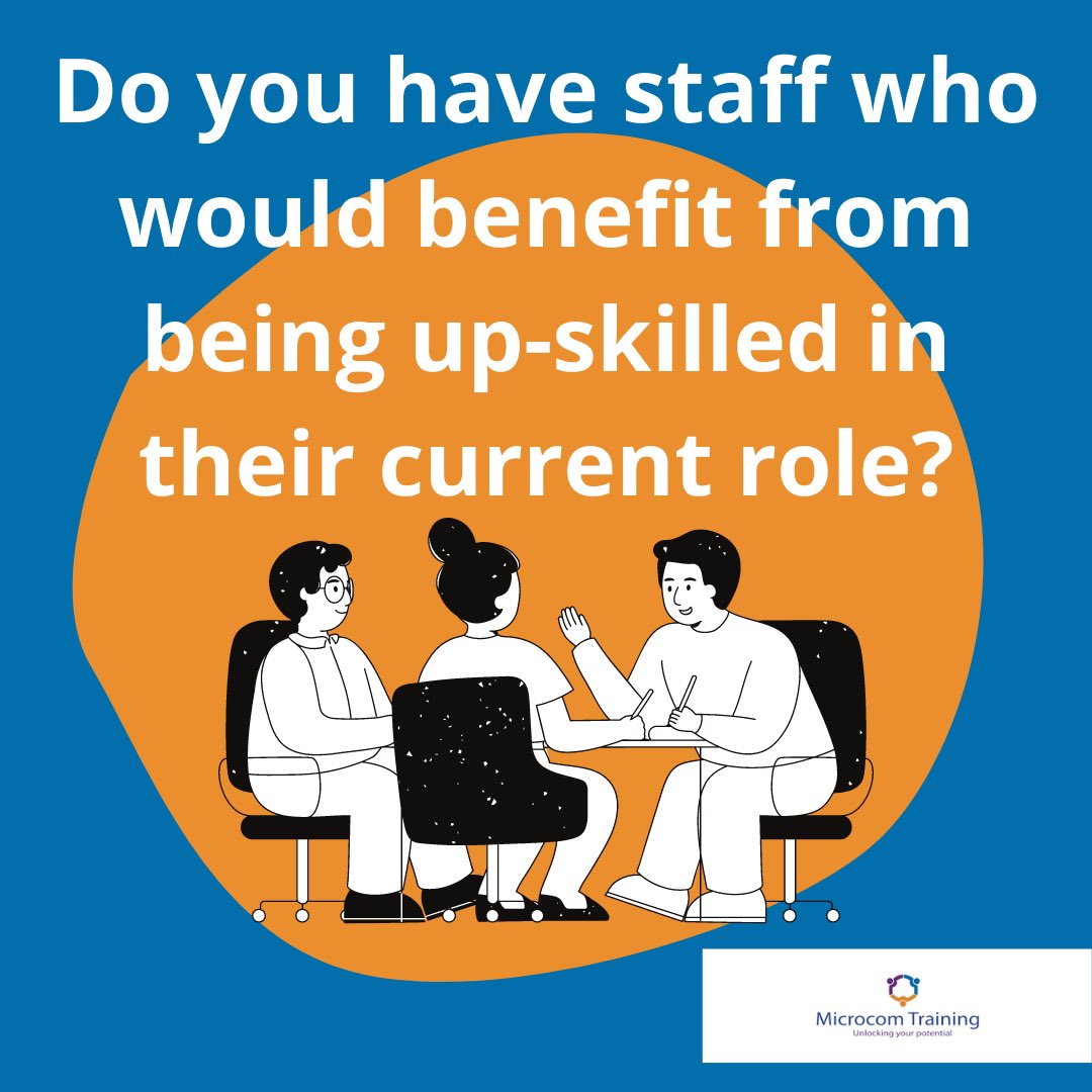 MicrocomScot's tweet image. Do you have staff who would benefit from being up-skilled in their current role?
Are there any plans in place for your staff development?
 
Invest in your employees on a work-based qualification.

#businessscotland #upskill #microcom #microcomtraining #employers #scotland
