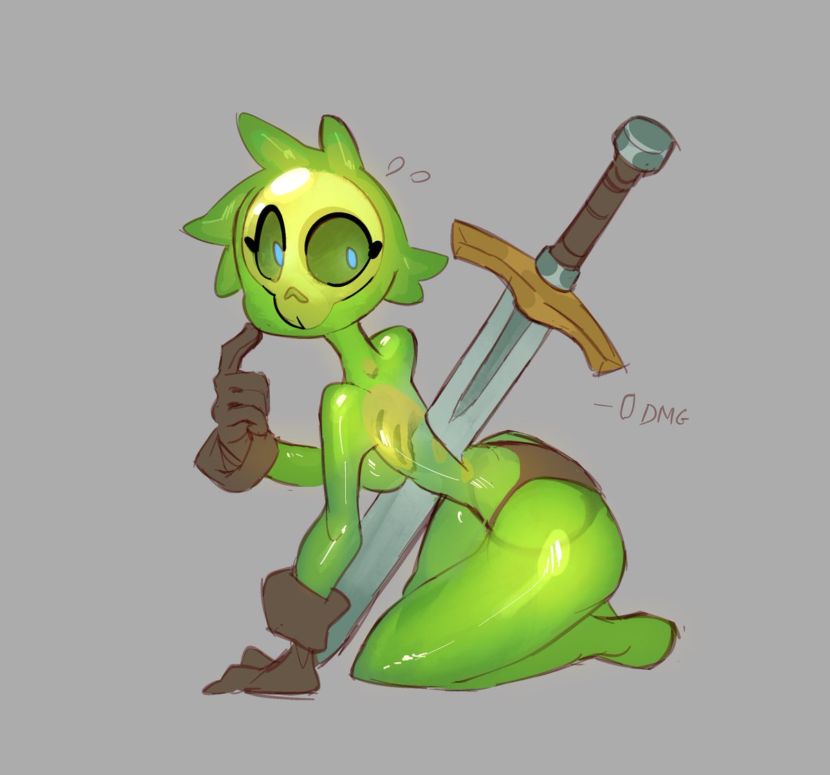 ForestTheRotten's tweet image. Felt like drawing jellie again