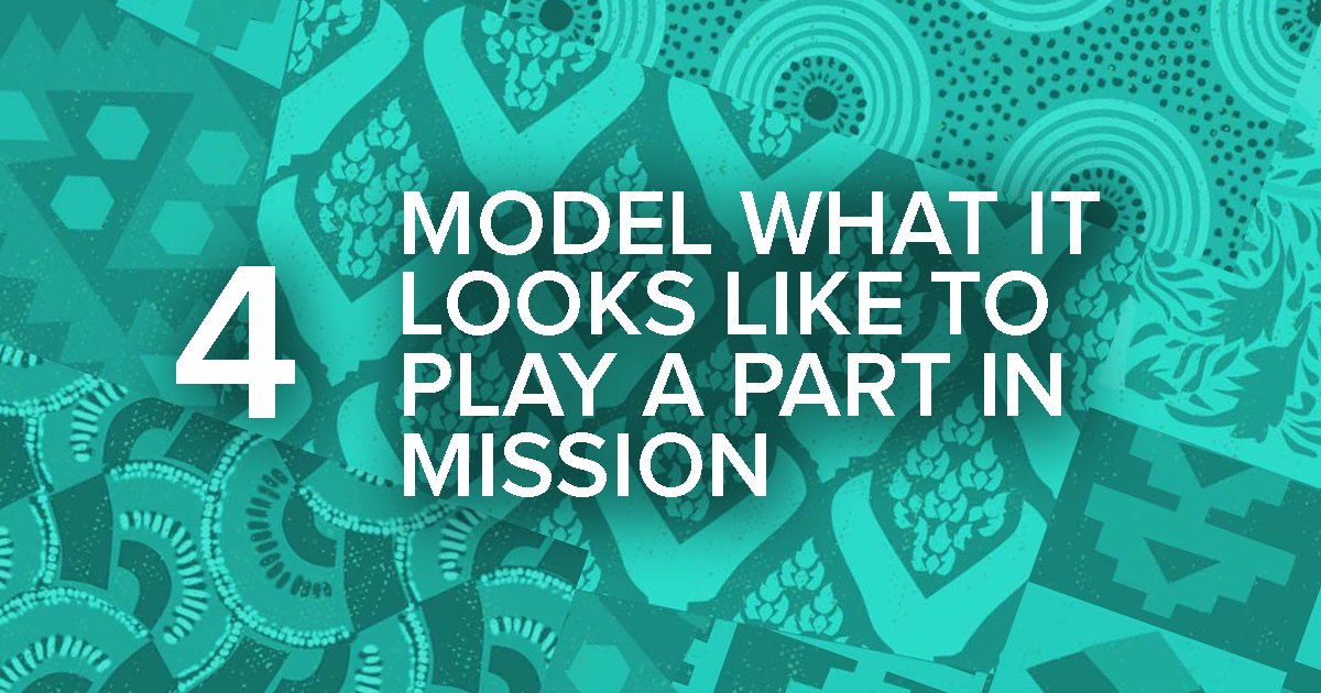 Kids love to copy those they look up to, so parents and church group leaders can lead by example. If they see you praying for people in other countries, giving money to overseas workers or on the phone to a missionary, they’ll want to be involved too.