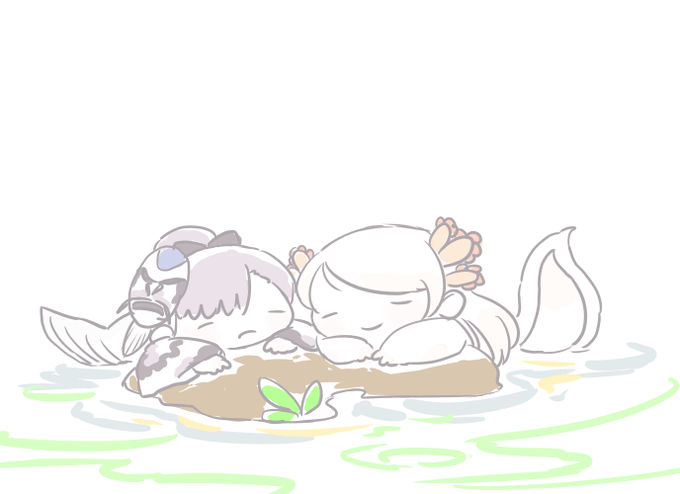 水棲生物のtwitterイラスト検索結果