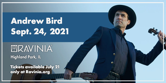 Andrew Bird (@andrewbird) on Twitter photo On 9/24 I’ll be back home in Chicago playing <a href="/RaviniaFestival/">Ravinia Festival ®</a>. Will be a night with friends, with an opening set by <a href="/TheFlatFiveCHI/">The Flat Five</a>, a set with <a href="/JimboMathus/">Jimbo Mathus</a> + old tunes and new, including an appearance by the Bowl of Fire. found.ee/RaviniaTickets On 9/24 I’ll be back home in Chicago playing <a href="/RaviniaFestival/">Ravinia Festival ®</a>. Will be a night with friends, with an opening set by <a href="/TheFlatFiveCHI/">The Flat Five</a>, a set with <a href="/JimboMathus/">Jimbo Mathus</a> + old tunes and new, including an appearance by the Bowl of Fire. found.ee/RaviniaTickets
