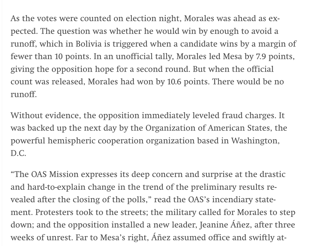 Embedded in the new  @theintercept reporting by  @kenklippenstein &  @ryangrim is a narrative of the 2019 crisis that hides as much as it reveals.The left needs to do better than this in keeping track of the facts.