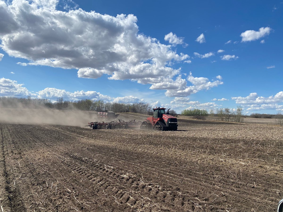 Nice weather recently has allowed us to seed our malt barley.  Making beer from field to glass.  Support local 🍻