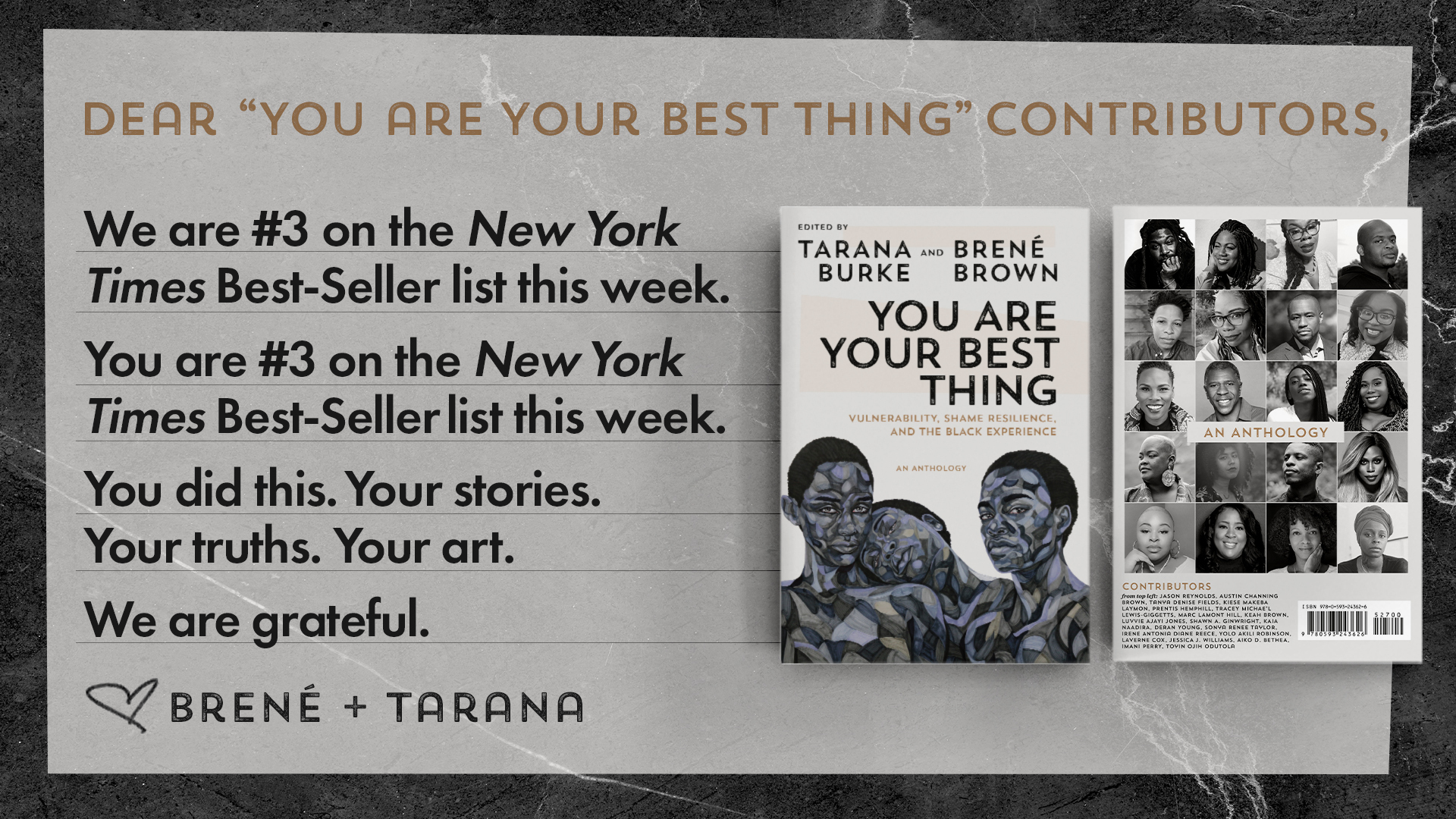 Brene Brown 1 2 I Ve Never Been More Proud Of A Book Thank You Taranaburke Keah Maria Iluvvit Shawnginwright Sbproduction Deran Young Sonya Renee Taylor Irene Antonia Diane Reece Yoloakili Lavernecox Thejessica J