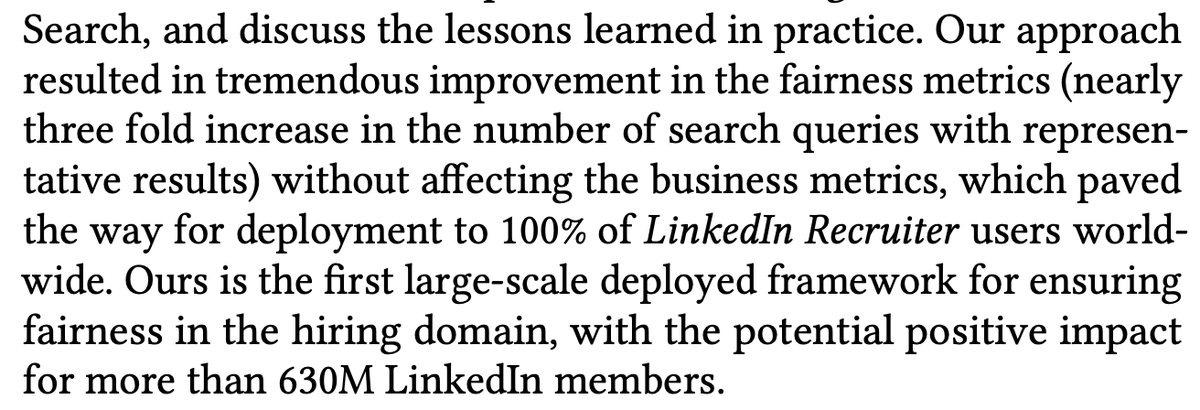 The ranking algorithm we chose is DetConstSort by Geyik et Al at LinkedIn:  https://arxiv.org/pdf/1905.01989.pdf. In the paper, they note: "Ours is the first large-scale deployed framework for ensuring fairness in the hiring domain."