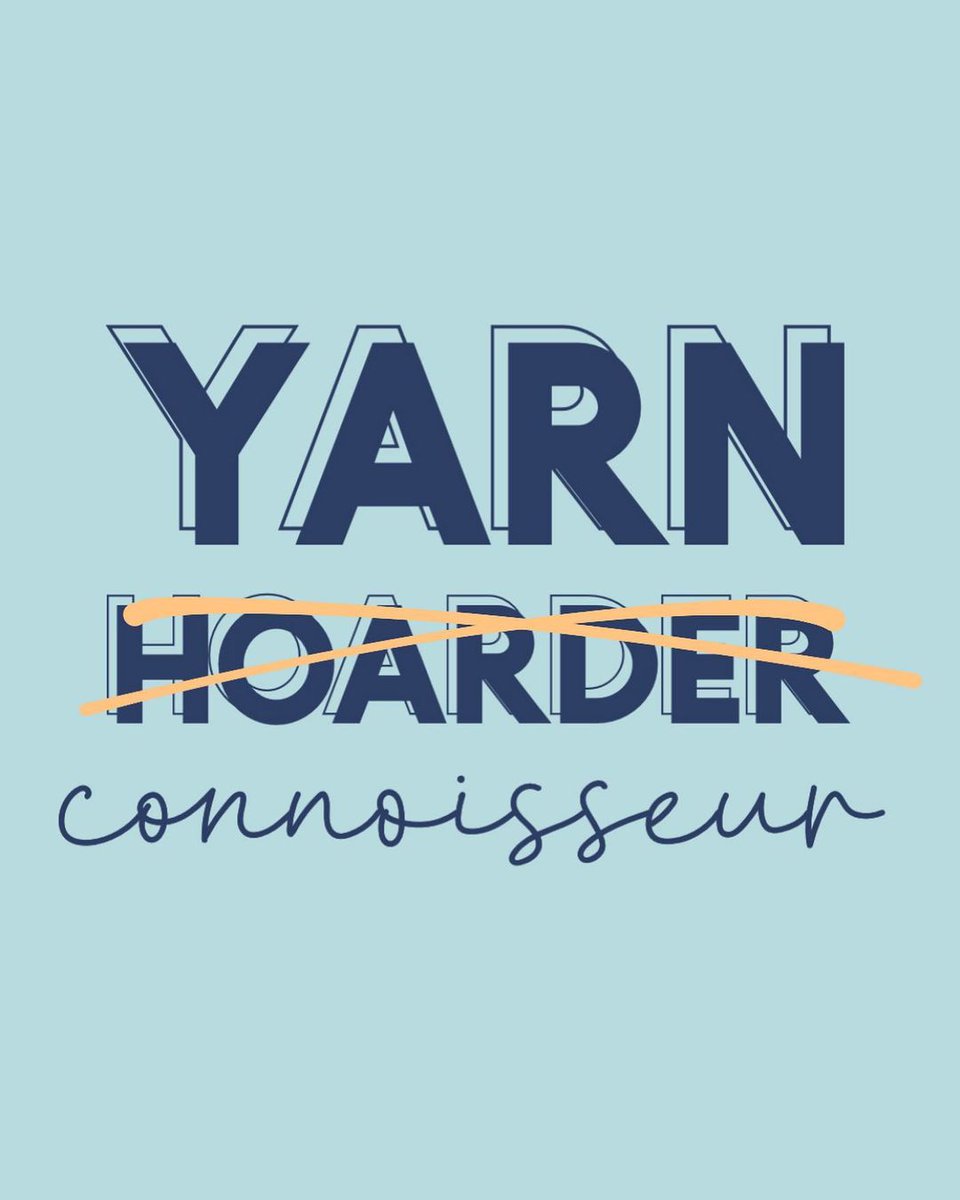 We’re not hoarders, we are connoisseurs.

✨Like this picture and share it with your yarn lover friends.

📷Credits: @crochicstyles   

instagram.com/p/CL9l1fTLK6x/