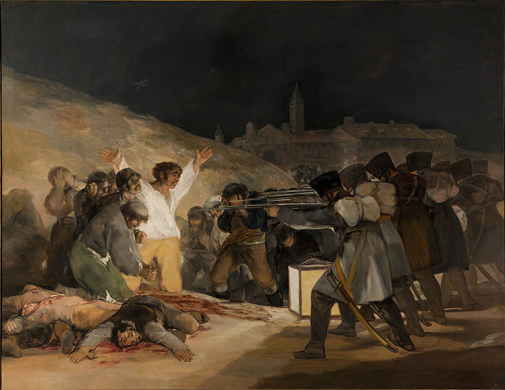 De ce point de vue, l'un des grands traumatismes du totalitarisme au XX° siècle, c'est celui qu'illustre très littéralement ce tableau de Goya : la Barbarie s'est retrouvée du côté de la Discipline. 19/24