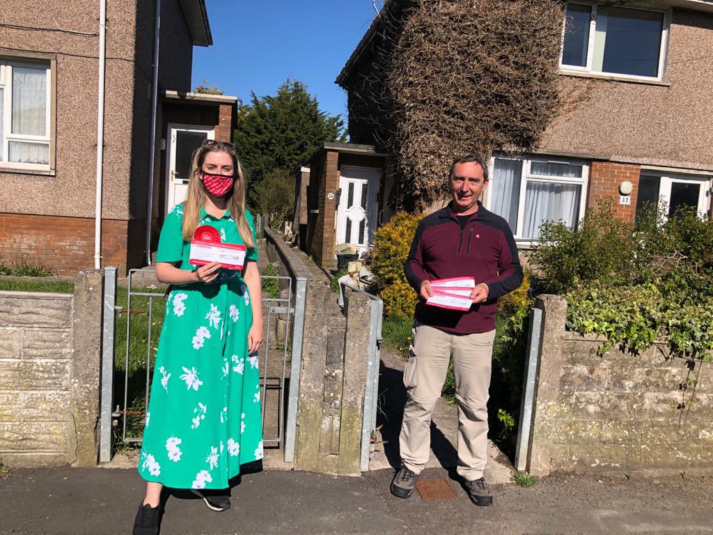 Sarah Murphy MS (@sarah4bridgend) on Twitter photo ☀️ Delighted that the sun has come out for polling day and to be out on the doorstep with Councillor <a href="/johnspans/">John Spanswick</a>!
#VoteLabour #Bridgend #Porthcawl ☀️ Delighted that the sun has come out for polling day and to be out on the doorstep with Councillor <a href="/johnspans/">John Spanswick</a>!
#VoteLabour #Bridgend #Porthcawl