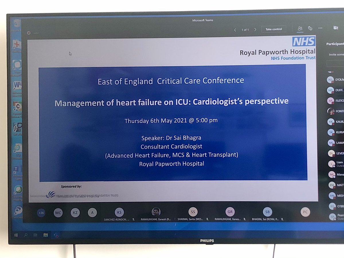 Dr Stephen T Webb (@stephen_t_webb) on Twitter photo After a 15 month break the East of England Critical Care Conferences hosted by <a href="/RoyalPapworth/">Royal Papworth Hospital NHS FT π</a> are back! Dr Sai Bhagra is speaking on acute heart failure in ICU, good to be talking about something which isnβt COVID! Thanks to Sai <a href="/eoeccn/">CriticalCareNetwork</a> <a href="/rganeshkumar/">Dr Ganesh Ramalingam</a> <a href="/doc_blunt/">Mark Blunt</a> #mitsubishitanabe After a 15 month break the East of England Critical Care Conferences hosted by <a href="/RoyalPapworth/">Royal Papworth Hospital NHS FT π</a> are back! Dr Sai Bhagra is speaking on acute heart failure in ICU, good to be talking about something which isnβt COVID! Thanks to Sai <a href="/eoeccn/">CriticalCareNetwork</a> <a href="/rganeshkumar/">Dr Ganesh Ramalingam</a> <a href="/doc_blunt/">Mark Blunt</a> #mitsubishitanabe