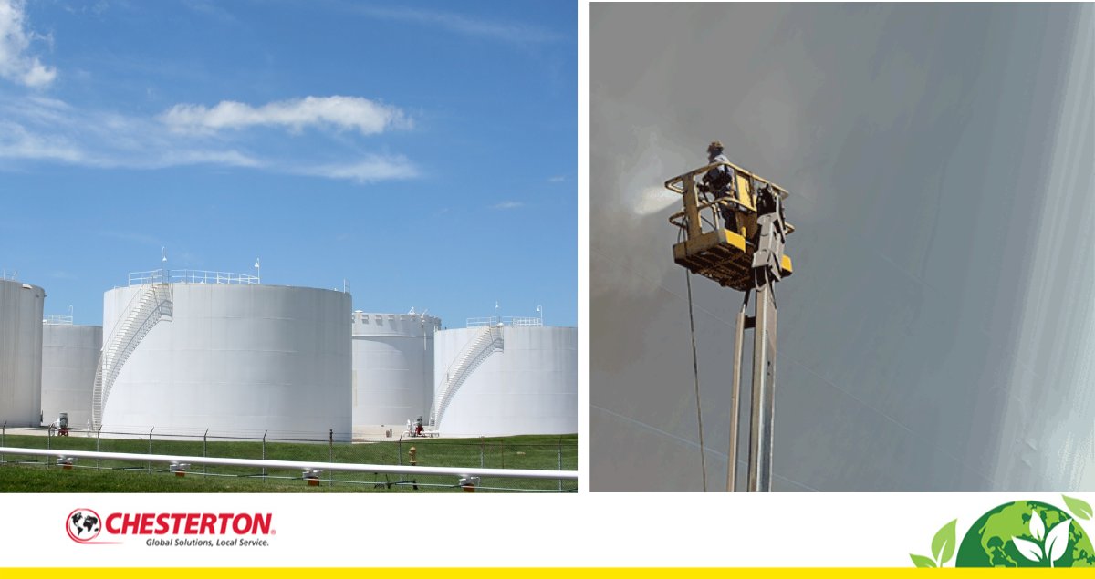 AWChesterton's tweet image. Keeping Our Soil Clean

Chesterton coatings for above ground storage tanks (ASTs) and other vessels help companies avoid potential tank failure from severe corrosion that can lead to polluting the surrounding environment. 
#AboveGroundStorage #TankFarm #StorageTerminal