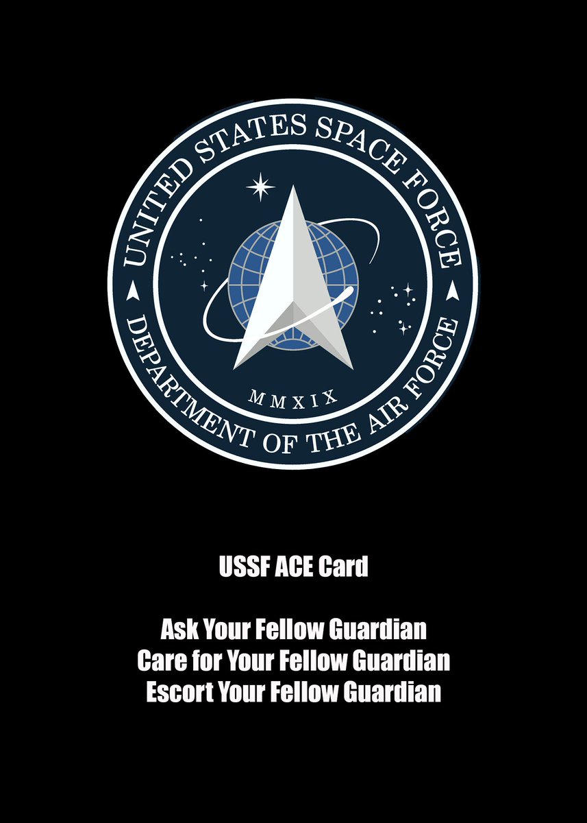 26/ USAF & USSF ACE Cards: