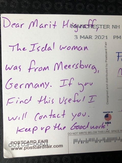 MaritHigraff's tweet photo. Please do contact me. I am curious. So is @runasand #isdalwoman #deathinicevalley #meersburg #NewHampshire https://t.co/z5PfcNBe72