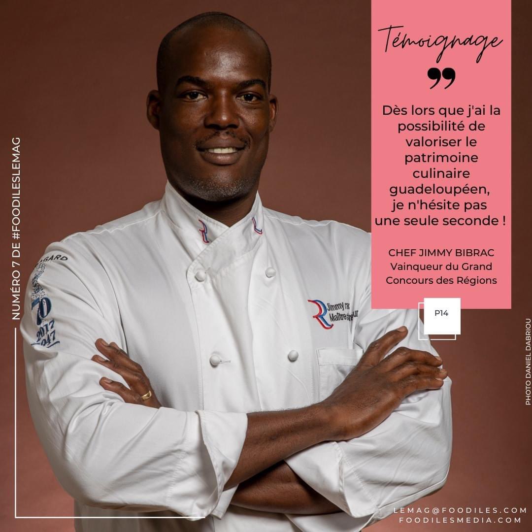 Dans le dernier numéro de #foodileslemag, notre clin d'oeil appuyé au chef Jimmy Bibrac, à lire dans le magazine en ligne bit.ly/foodileslemag7.

#magazine #Caraibe #food