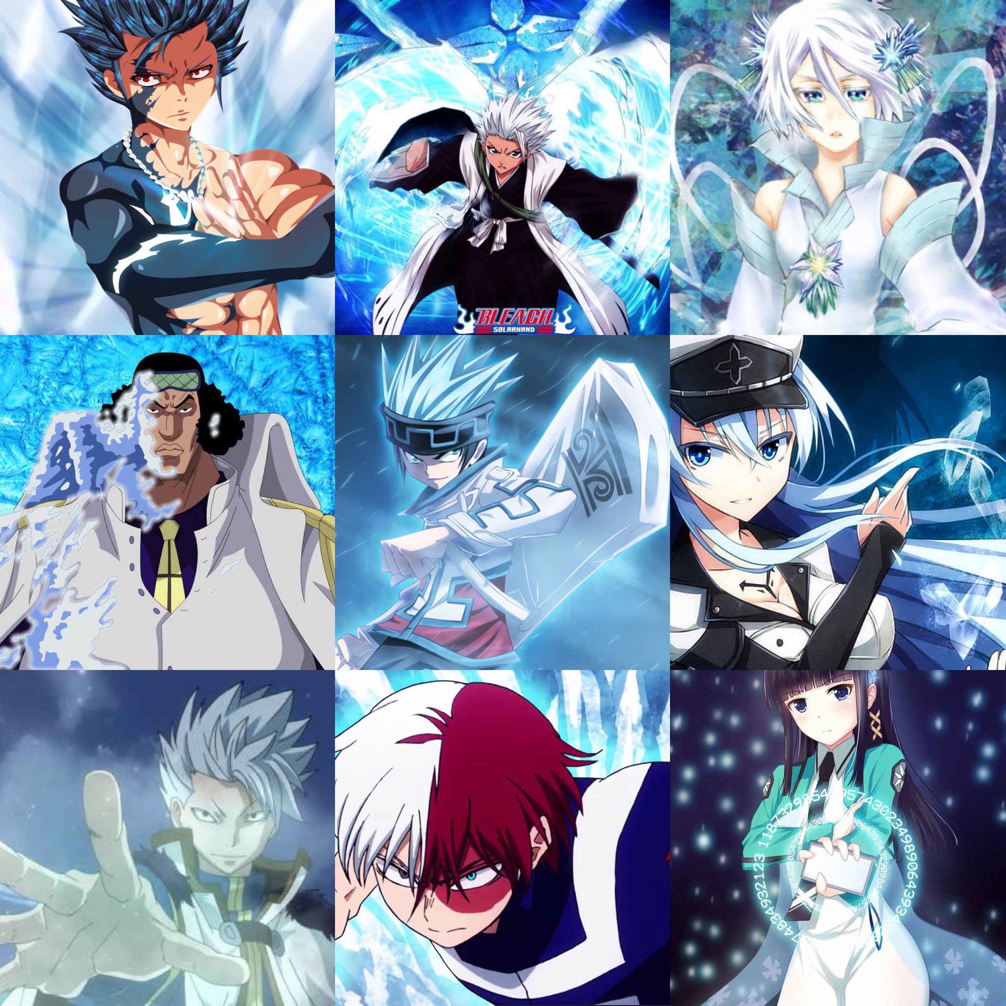 I'm Cold, and I'm Blaming One of These Anime Ice Power Characters