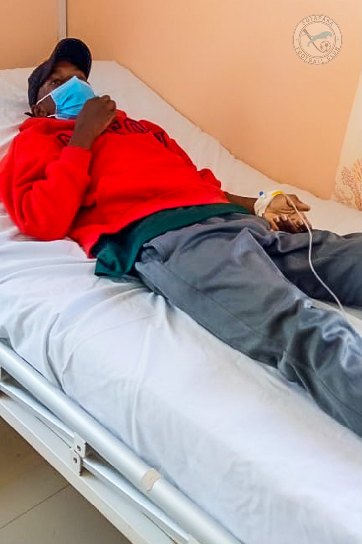 FC_Sofapaka's tweet photo. UPDATE | 

√ | Wisdom Naya has today began his second chemotherapy session as he gears towards his surgery in two months time. 

@betikaKe 

#BatotoBaMungu https://t.co/m4GBmHMXnJ