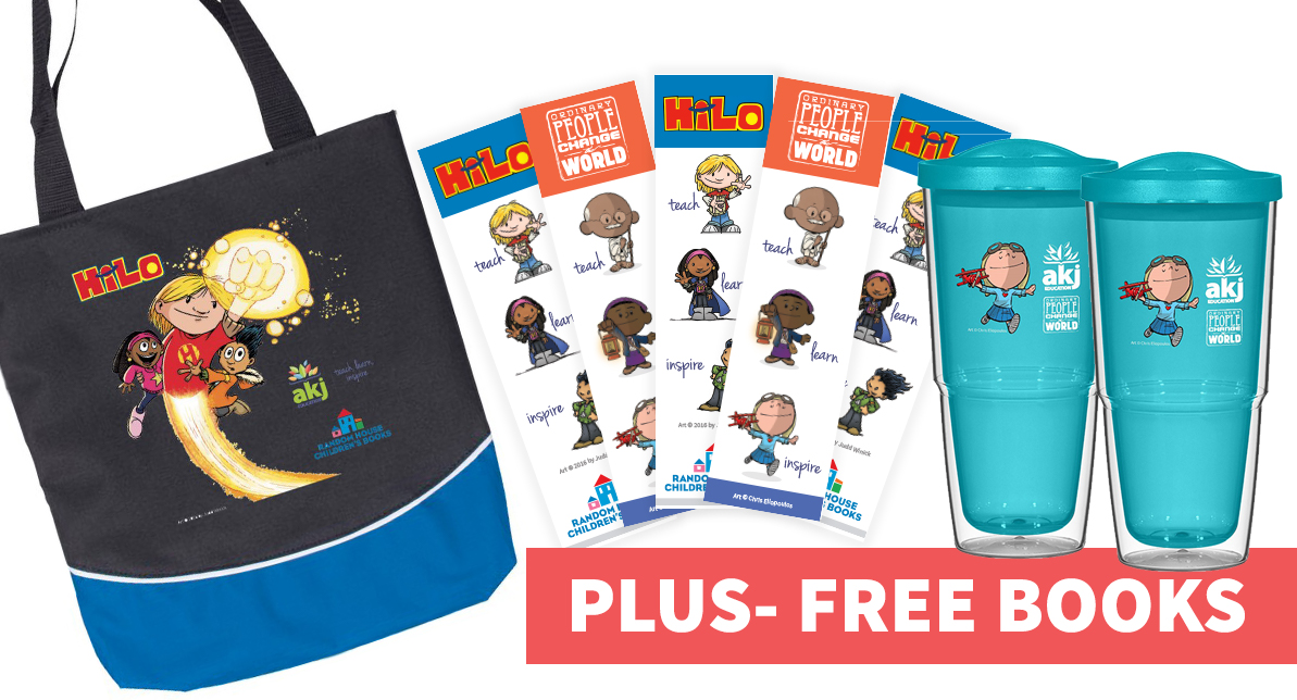 Hi Teachers! We are grateful for all that you do and we want to give back in a big way.
For this giveaway, five brilliant teachers will win a tote bag, bookmarks, a tumbler, and a box of books!
Click the link below to enter.
rafflecopter.com/rafl/display/5…