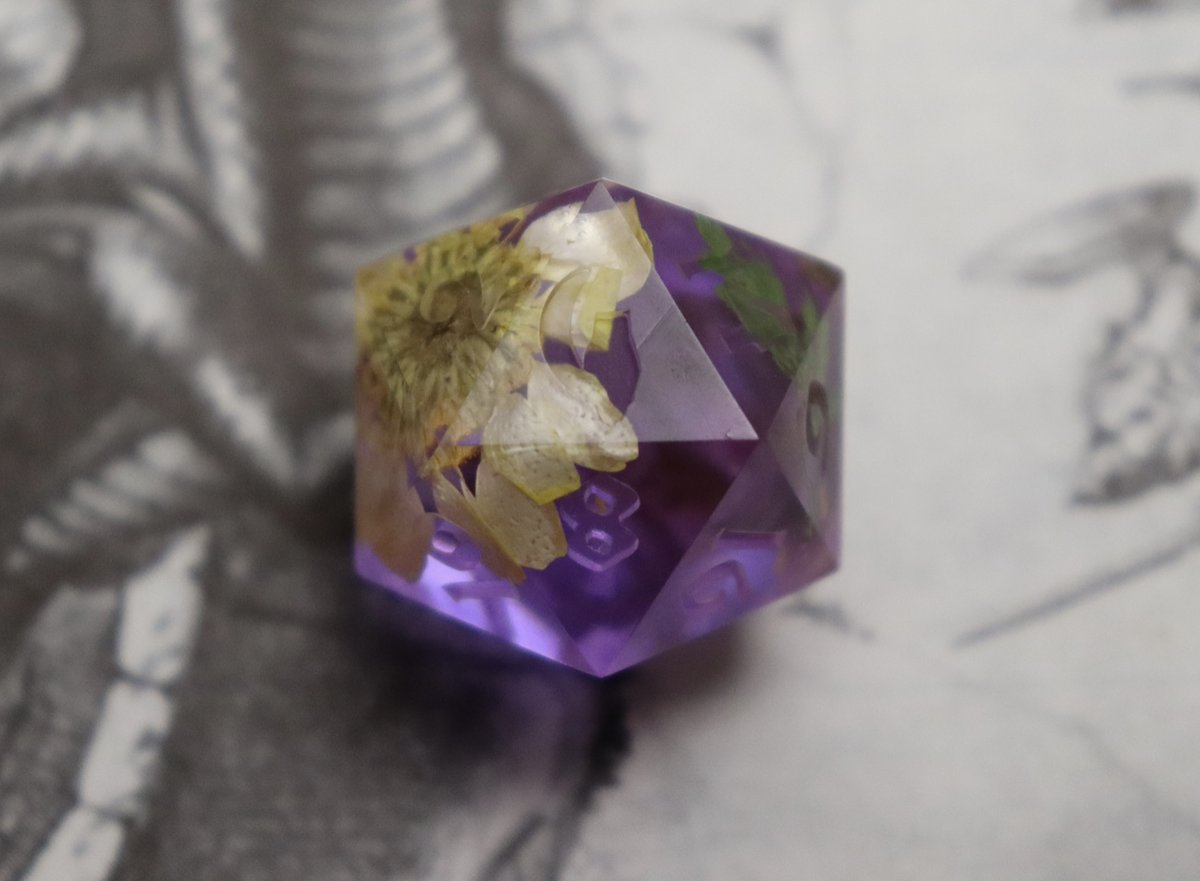 ShinyFluffdnd's tweet photo. #Dice Giveaway!! I want to thank the #ttrpgSolidarity community for being this welcoming and wonderful space it is! One lucky winner will get a handmade flower D20 from @NoctisResin &amp; a $20 GC to @HeartBeatDice ! Supporting BIPOC and Queer creators! Deets in thread! https://t.co/oSZD4NJyjz
