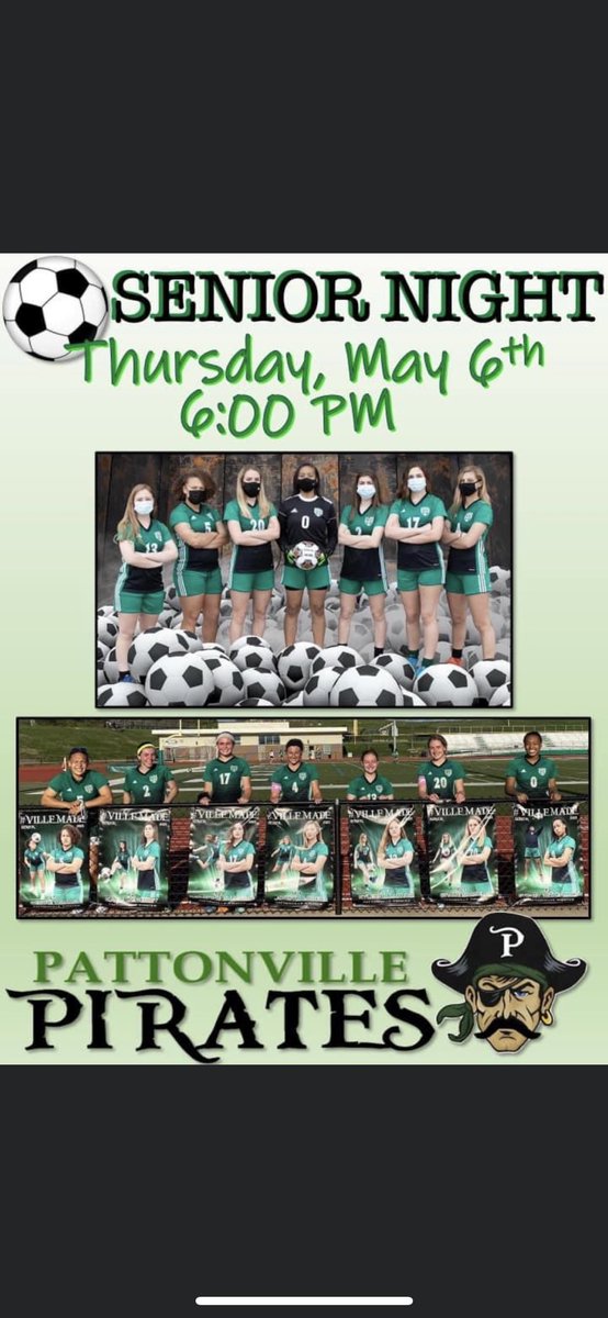 villemadesoccer's tweet photo. It’s SENIOR NIGHT!!! Come out and help us celebrate the success of our 7 seniors!! https://t.co/mix5U8QnDv
