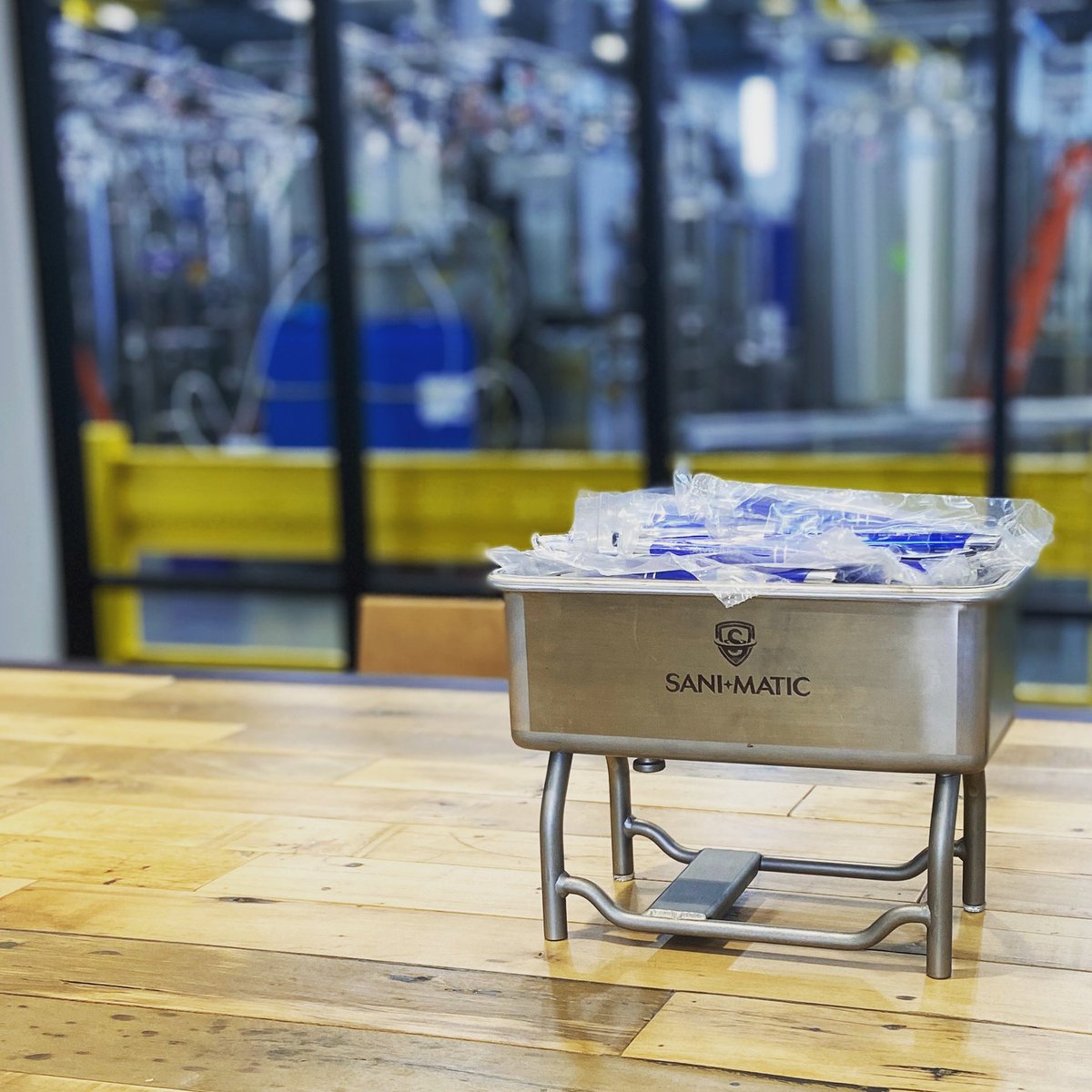 Visit Sani-Matic.  Get free pens. Meet great people. Have fun. #cleaningconfidence