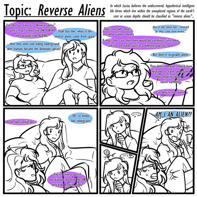 I debate about "Reverse Aliens" with my wife regularly
Last night we finally settled it (part 1) @A_Patheticc 