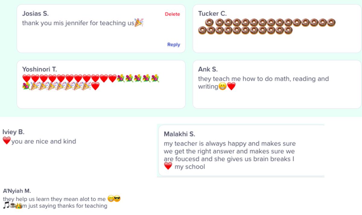3rd_virtual's tweet image. A lot of love being sent our way for Teacher Appreciation Week ♥️@SJSDVirtual @marliewilliams