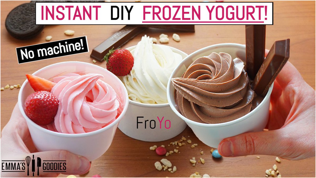For all of you who asked for FROZEN YOGURT!! Hands down this is the BEST frozen yogurt ice cream I’ve ever tasted!! I hope you love it as much as I do!!🍦youtube.com/watch?v=rzXkiF…
#frozenyogurt #icecream #foodporn #comfortfood #emmasgoodies #chocolate #vanilla #strawberry