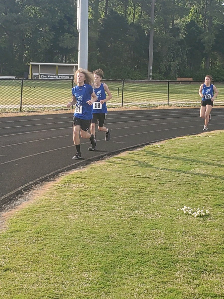 First Track Meet of the season at Manteo yesterday! #bruinpride