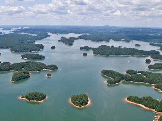 While our highway system is probably the most notable public works program of that time, there were many others before & after that. The 1946 River & Harbors Act, which funded waterway projects across the country, funded projects like Lake Lanier for example...