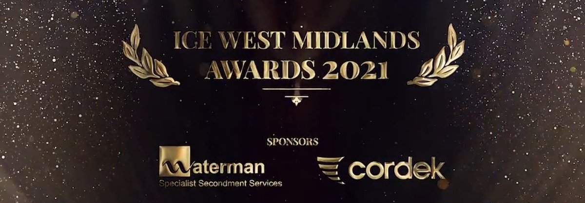 Thank you to everyone who joined us to celebrate the best civil engineering projects in the #WestMidlands and congratulations to all our entrants! 

Many thanks to our sponsors @watermanaspen and #Cordek! 

#ICEWMAwards2021 @ICE_engineers