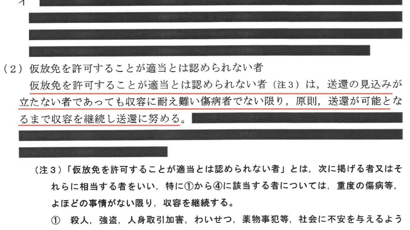 Freeushiku 無期限収容を指示する入管局長通達は こちらの大村入管饑餓死事件に関する報告書の28枚目以降にあります T Co Sqzk0ttcdw Justiceforwishma 入管法改悪反対 入管法改悪に反対します Twitter
