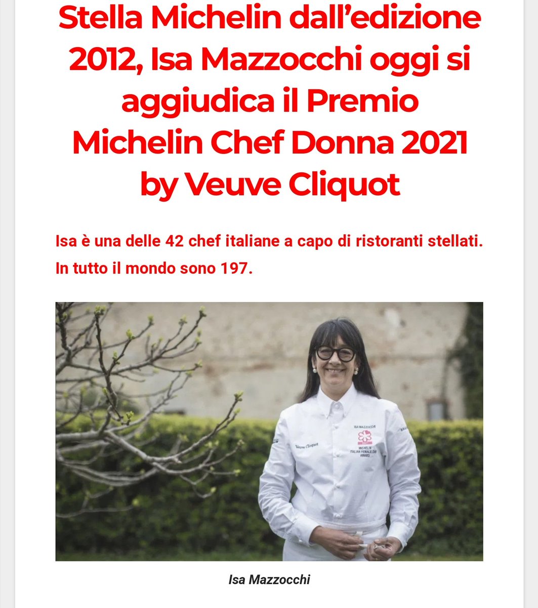 EdTroiano's tweet photo. Premio @Michelin Chef #Donna 2021: Isa Mazzocchi è il talento femminile della cucina italiana
Su @GustoH24
https://t.co/ABLAQv5kj1
@paoloigna1 @alexethno @SoniaBalacchi @pino_zuliani @sassi_mario @marcoforc @savinovurchio @maurididi @SardiGiuseppe https://t.co/FdRonmyxK0