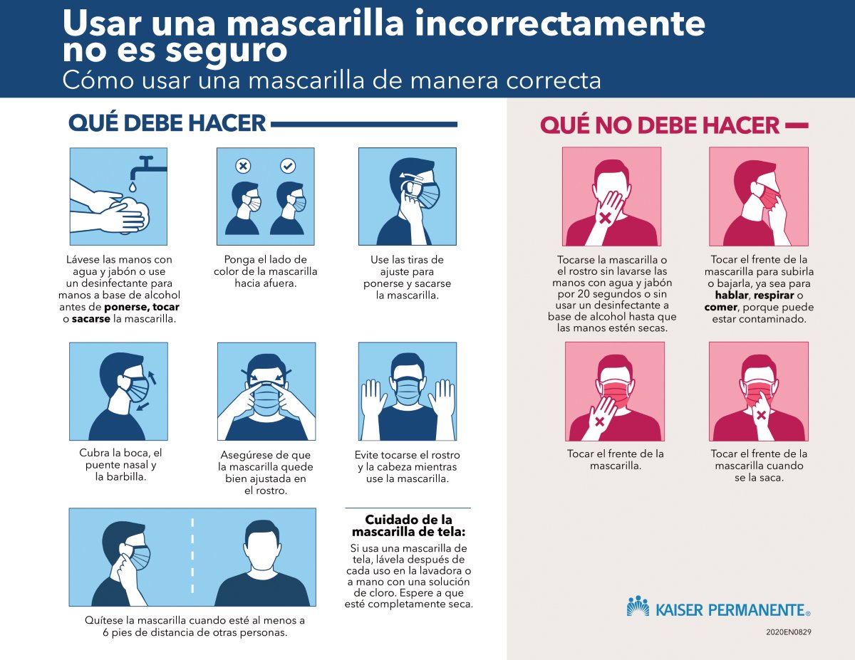 ¡#UseMascarilla! Tanto si ya ha sido vacunado como si no, el uso de una mascarilla es todavía muy importante para protegerse a sí mismo y a su comunidad.