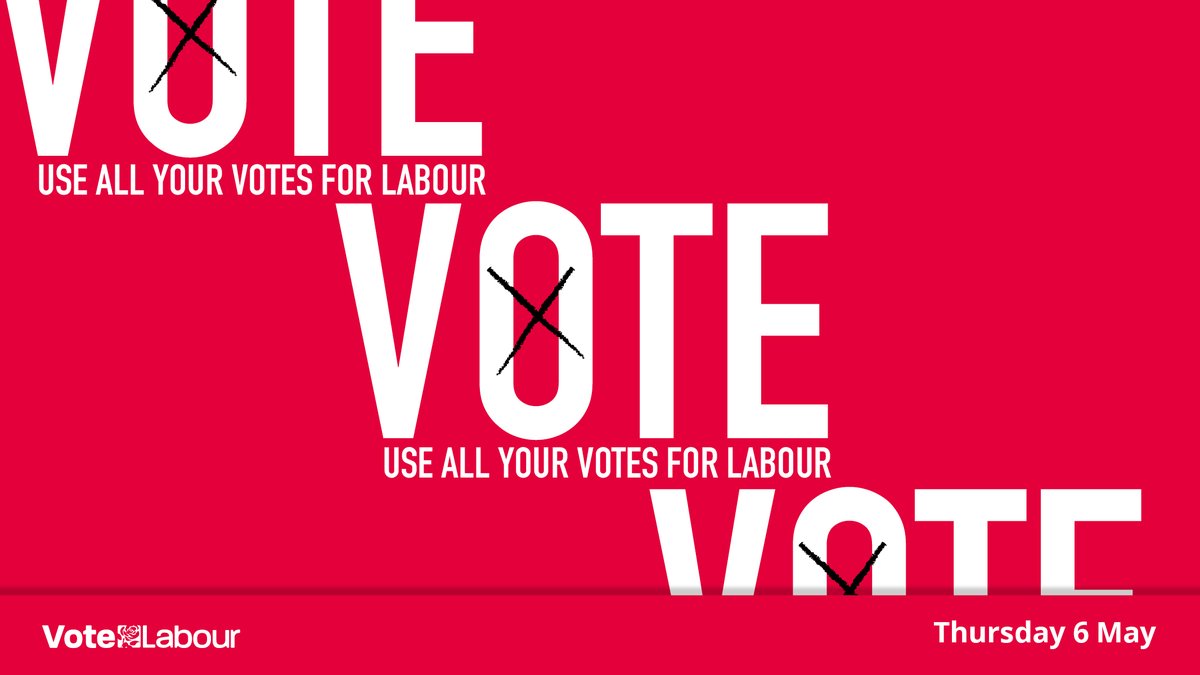 🔔 TODAY IS POLLING DAY🔔 

Use all your votes for Labour 🌹

Don't know where your polling station is? You can find it all here ⬇️
iwillvote.org.uk
 
#VoteLabour #EnterpriseIndustryPride
