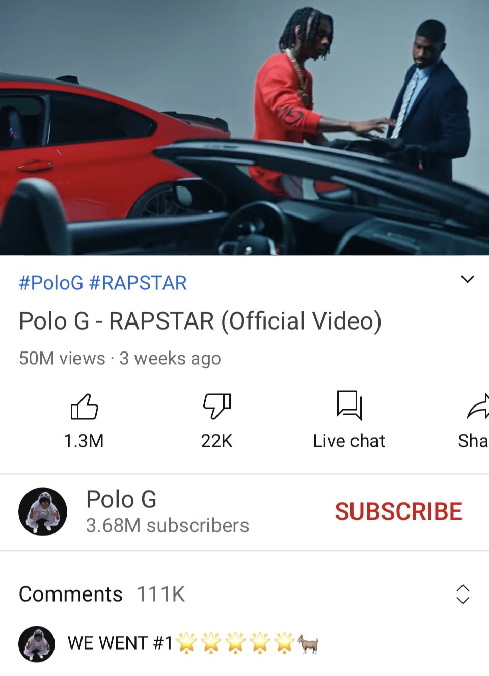 Polo G - RAPSTAR (Official Video) 