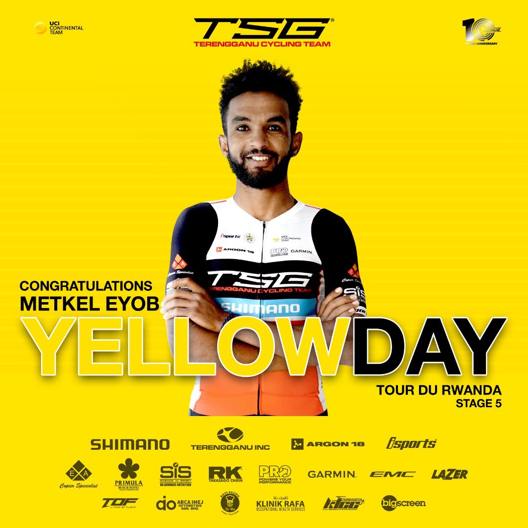 Congratulations <a href="/metkel_eyob/">Metkel .Eyob</a> !! YELLOWDAY!! 💛💛💛💛
.
.
Design by : #bigscreen

#leveluptsg #tsg10years #TdRwanda2021 #tsgTdRwanda2021 #Rwanda #kigali