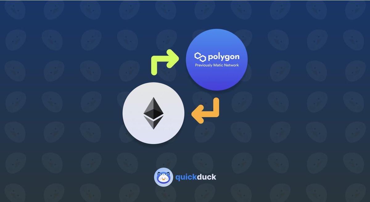 Reminding of the imminent powerful launch of the QuickDuck #YieldFarming Optimizer on #PolygonNetwork🚀🦆🚀

Go through this text before using Polygon:quickduck.medium.com/what-is-polygo…

#Polygon #MATICNetwork