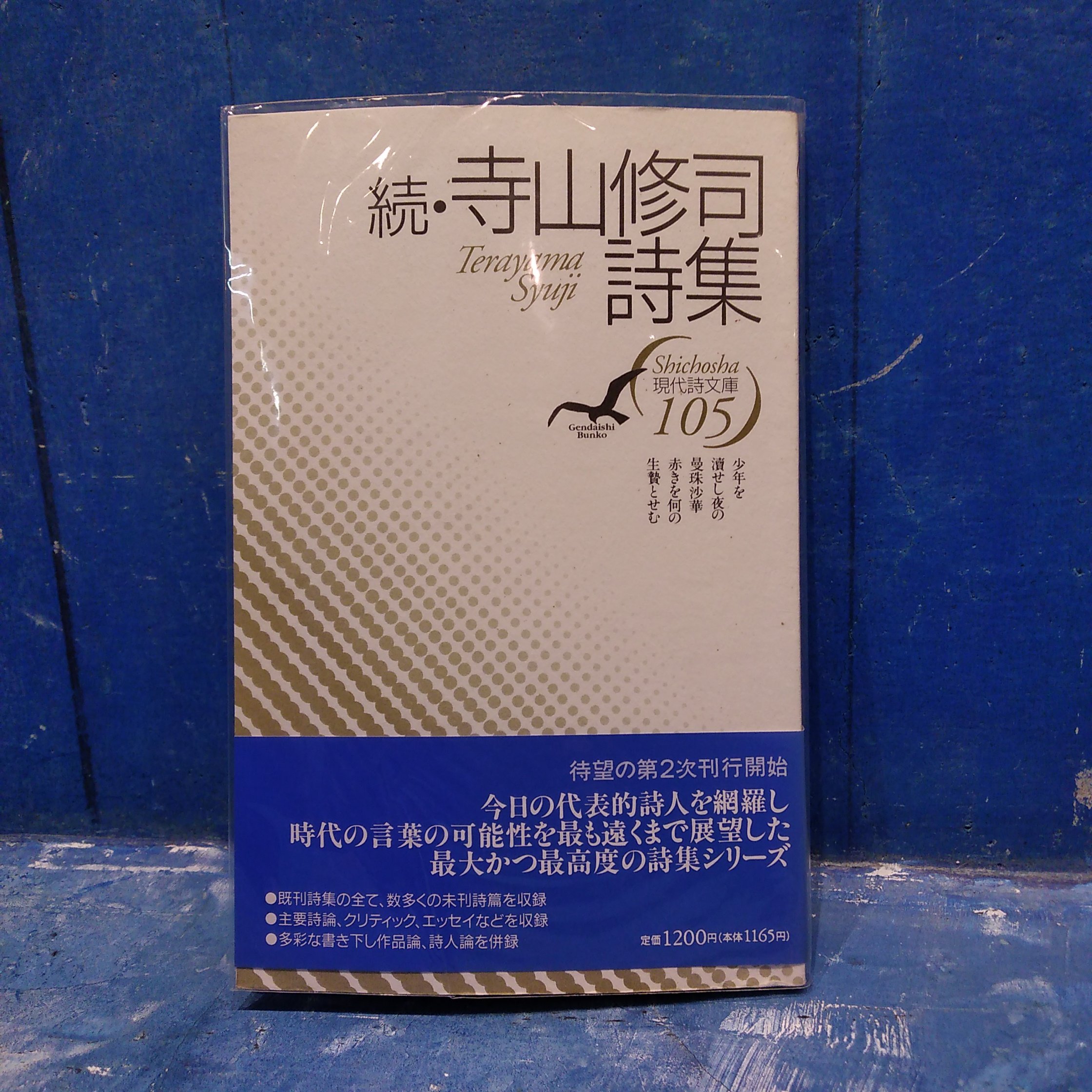 تويتر 本屋と活版印刷所の屋根裏 على تويتر 続 寺山修司詩集 現代詩文庫105 思潮社 きらめく季節に たれがあの帆を歌ったか つかのまの僕に 過ぎてゆく時よ 作品集 われに五月を から 新緑の季節は さっきまで遠くにあった緑が 次に顔をあげたときには目 の