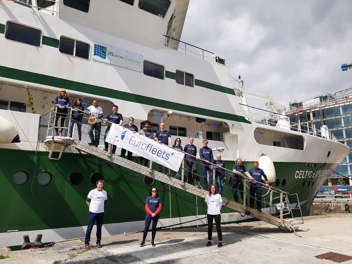 eurofleets's tweet photo. 🎉All set for the second EUROFLEETS+ expedition!🎉 An amazing 25 days voyage for surveying the seabed beneath POrcupine &amp; ROckall basins to measure the pace of deep-time CLIMate change. Follow our SM channels for updates on @ClimPoro. #TNA #H2020 https://t.co/Q979sYBxsj