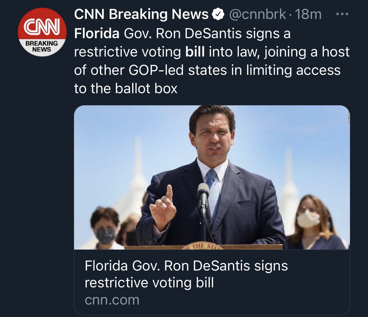 Here we go again. Before you write a story about the Florida law’s “sweeping restrictions” or “reducing voter access” please take a look at the specifics of the bill. Democrats want to make basic safeguards that have existed for decades toxic. Don’t help them gaslight.