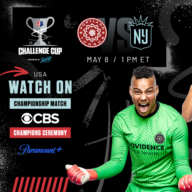 NWSL's tweet photo. Will Portland prevail, or can Gotham rise to glory? 🏆

Match preview from PDX ⤵️

#CC21 | @SecretDeodorant