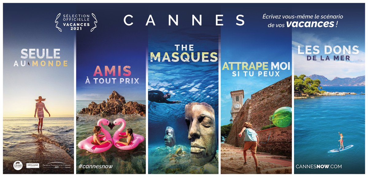 🌴VACANCES : C'est parti !
🎬 Écrivez vous-même le scénario de vos vacances, à #Cannes !
🤩 Des offres exceptionnelles jusqu'au 30 juin
🏨Hôtels : -50% sur la 2e chambre
🚗 Stationnement offert
🧒 Activités gratuites pour vos enfants
🏄Et bien plus sur👉 cannesnow.com