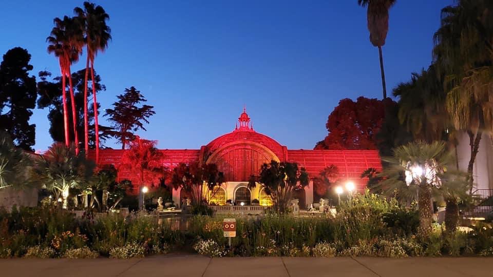 May 5th 2021-The Strong Hearted Native Women’s Coalition ended their #MMIW day event at Balboa Park in San Diego, CA. The First time for Balboa Park to be lit Red to honor & remember our Murdered and Missing. #MMIWR #SHNWC