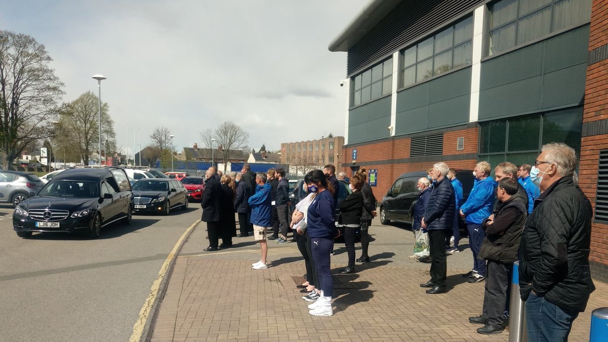 Tony Hallam #533 makes his final visit to <a href="/ChesterfieldFC/">Chesterfield FC</a>'s stadium. A former player &amp; life-long fan, he was remembered by friends, fellow fans, as well as players, the management and staff.