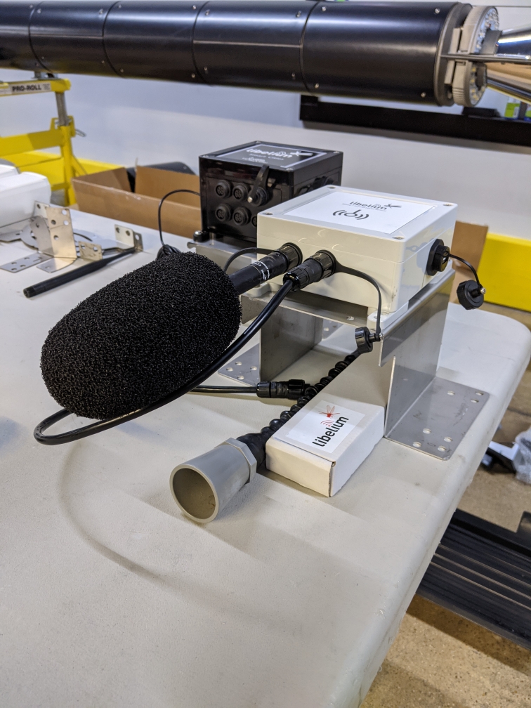 AmpThink's tweet photo. Hyper-sensitive long range microphones by @libelium are being installed on our new @ENE_HUB SMART.NODE to collect valuable data on city noise levels and capture loud noises nearby as part of out #SmartCity project in @garlandtxgov #Texas https://t.co/9G7FrOXMX6